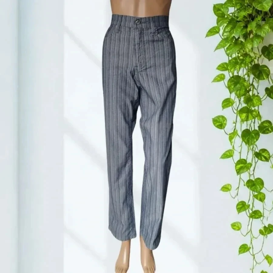 Lee Cooper Angel Pants – Straight Fit Striped -high waist - excellent condition – photo 2